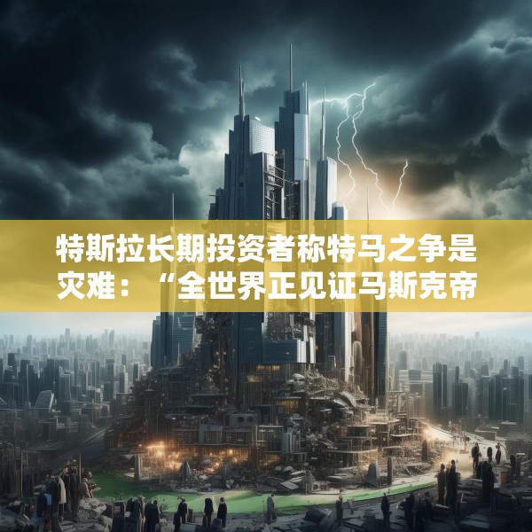 特斯拉长期投资者称特马之争是灾难：“全世界正见证马斯克帝国的瓦解”