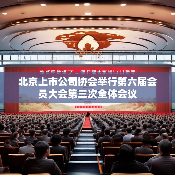 北京上市公司协会举行第六届会员大会第三次全体会议