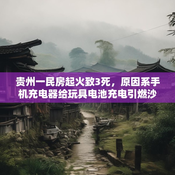贵州一民房起火致3死，原因系手机充电器给玩具电池充电引燃沙发