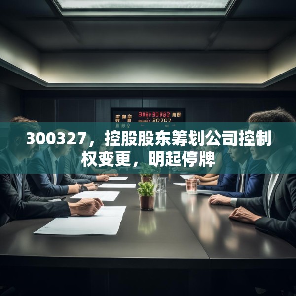 300327，控股股东筹划公司控制权变更，明起停牌
