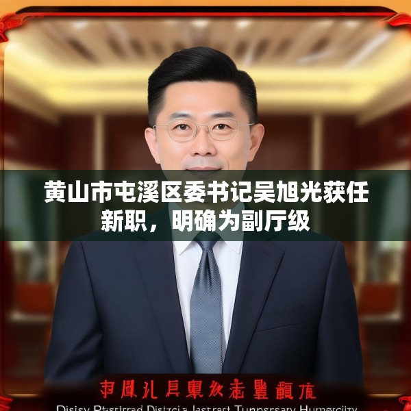 黄山市屯溪区委书记吴旭光获任新职，明确为副厅级