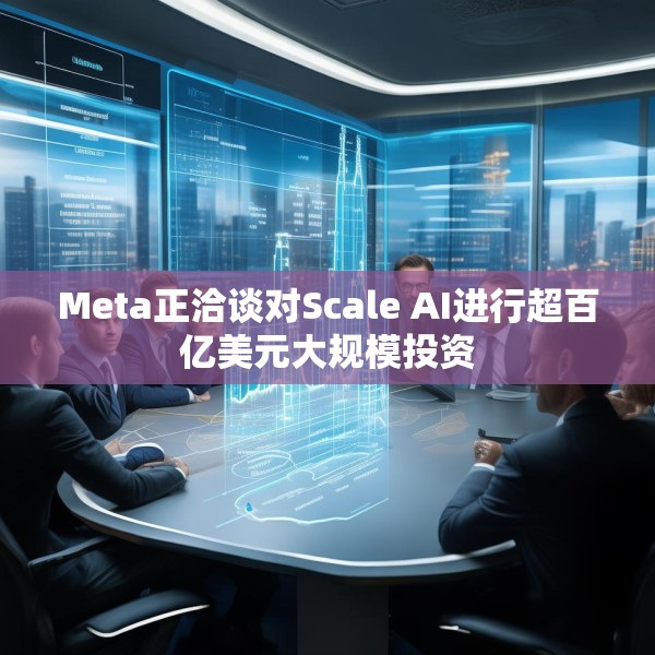 Meta正洽谈对Scale AI进行超百亿美元大规模投资