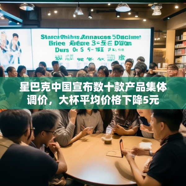 星巴克中国宣布数十款产品集体调价，大杯平均价格下降5元
