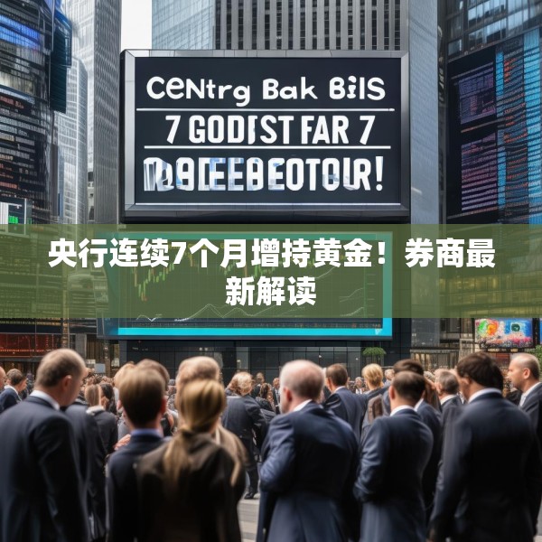 央行连续7个月增持黄金！券商最新解读