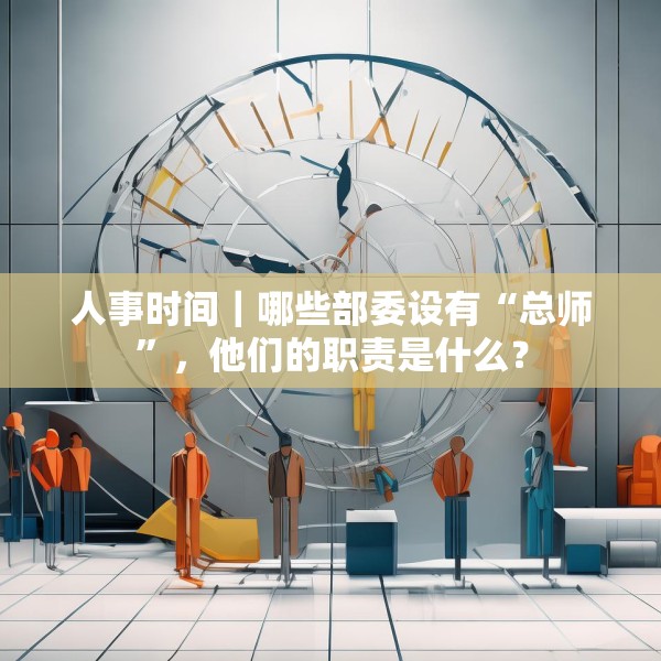 人事时间｜哪些部委设有“总师”，他们的职责是什么？