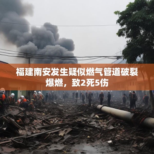 福建南安发生疑似燃气管道破裂爆燃，致2死5伤