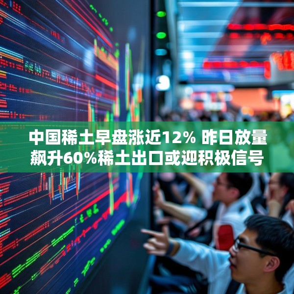中国稀土早盘涨近12% 昨日放量飙升60%稀土出口或迎积极信号