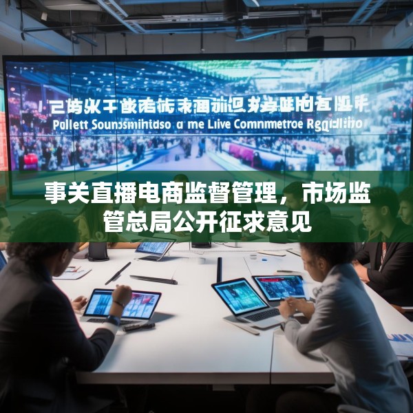 事关直播电商监督管理，市场监管总局公开征求意见