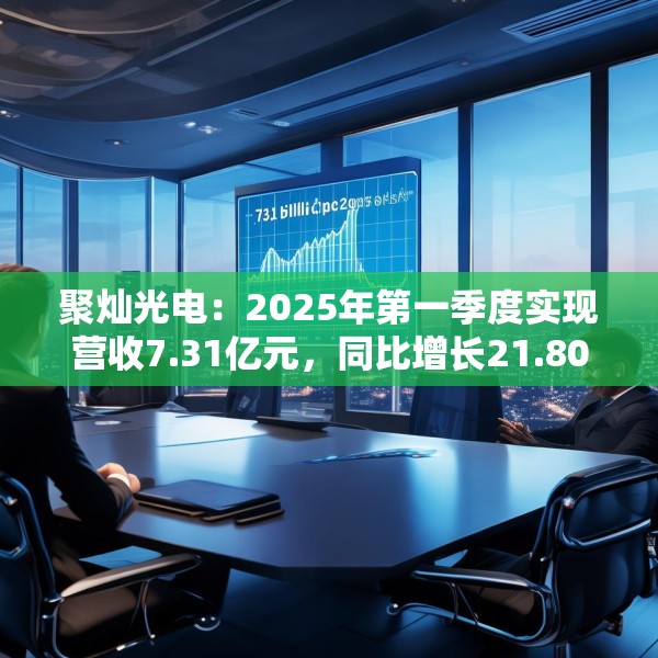 聚灿光电：2025年第一季度实现营收7.31亿元，同比增长21.80%