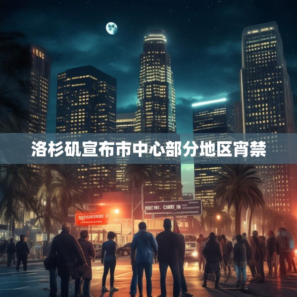 洛杉矶宣布市中心部分地区宵禁