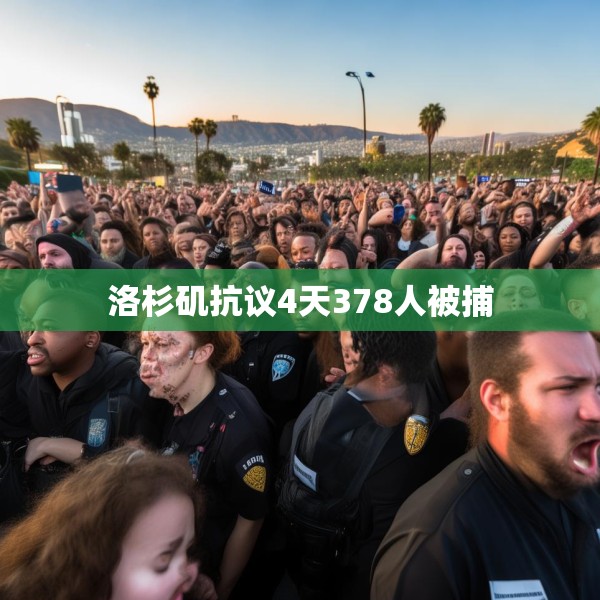 洛杉矶抗议4天378人被捕