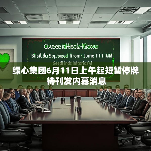 绿心集团6月11日上午起短暂停牌 待刊发内幕消息