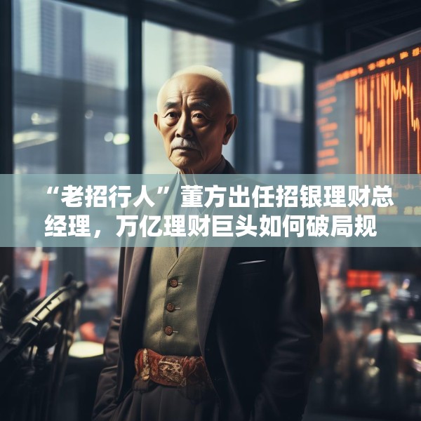 “老招行人”董方出任招银理财总经理，万亿理财巨头如何破局规模和业绩下行？