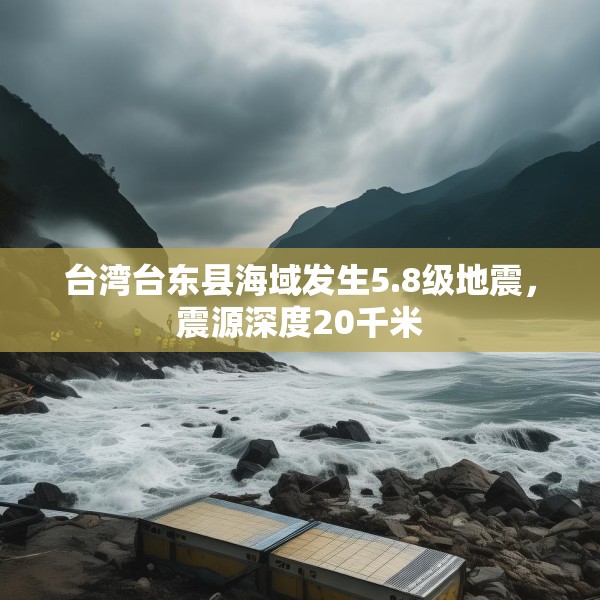 台湾台东县海域发生5.8级地震，震源深度20千米