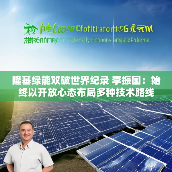 隆基绿能双破世界纪录 李振国：始终以开放心态布局多种技术路线