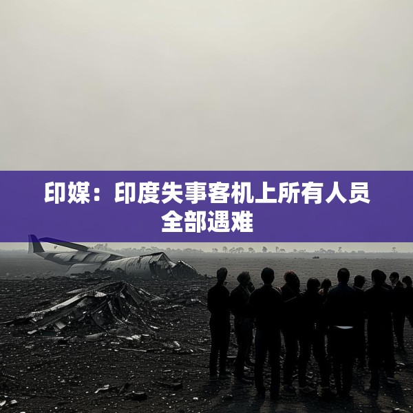 印媒：印度失事客机上所有人员全部遇难