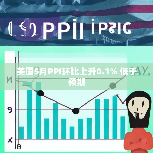 美国5月PPI环比上升0.1% 低于预期