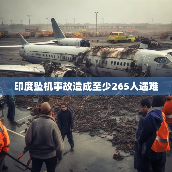 印度坠机事故造成至少265人遇难