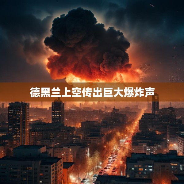 德黑兰上空传出巨大爆炸声
