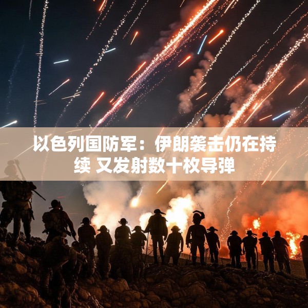 以色列国防军：伊朗袭击仍在持续 又发射数十枚导弹
