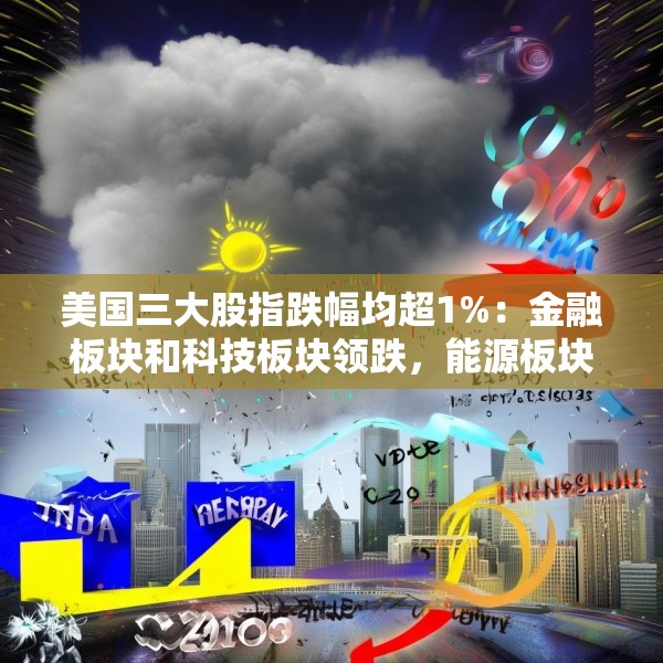 美国三大股指跌幅均超1%：金融板块和科技板块领跌，能源板块上涨