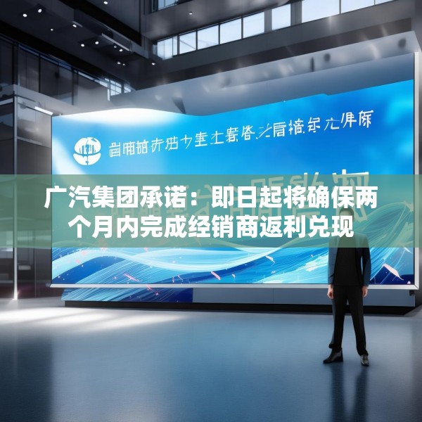 广汽集团承诺：即日起将确保两个月内完成经销商返利兑现