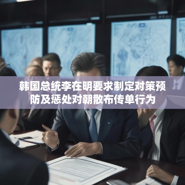韩国总统李在明要求制定对策预防及惩处对朝散布传单行为