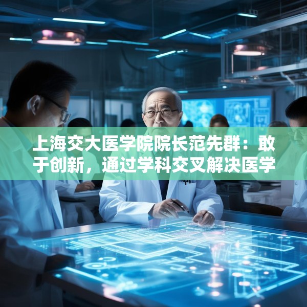 上海交大医学院院长范先群：敢于创新，通过学科交叉解决医学难题
