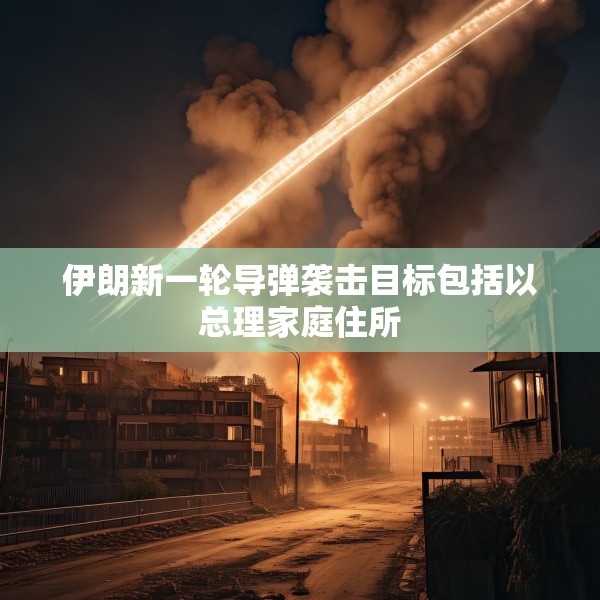 伊朗新一轮导弹袭击目标包括以总理家庭住所