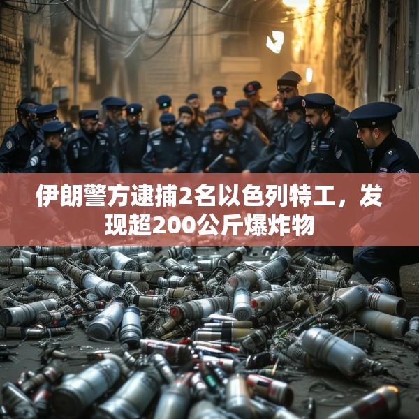 伊朗警方逮捕2名以色列特工，发现超200公斤爆炸物