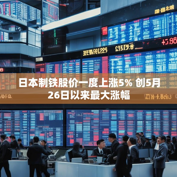 日本制铁股价一度上涨5% 创5月26日以来最大涨幅